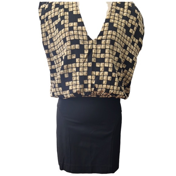 Alexander Wang Silk Patterned Mini Dress, size 6 - Picture 7 of 16